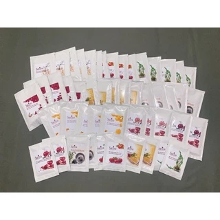 Mask มาร์คทองคำ มาร์คหน้า มาส์กหน้า ของขวัญ <มีมากกว่า 20 สูตร> ผงมาส์กหน้า มาร์คคลินิก มาส์กลอกเป็นแผ่น ขาวใส สินค้าดีฝ