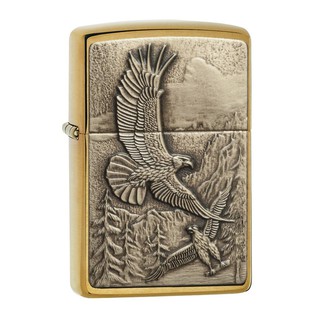 Zippo ไฟแช็กรุ่น 20854 Soaring Eagles  ของแท้ รับประกันตลอดฃีวิต นำเข้าและจำหน่ายโดยตัวแทนจำหน่าย