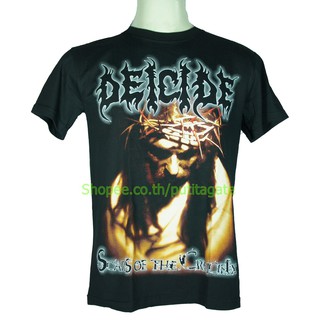 เสื้อวง Deicide เสื้อไซส์ยุโรป ดีอิไซด์ PTA1520 เสื้อวงร็อค เมทัล สากล