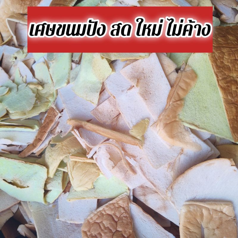 เศษขนมปัง​ 3 กก สด​ สะอาด​ มีคุณภาพ​ เหยื่อปลา