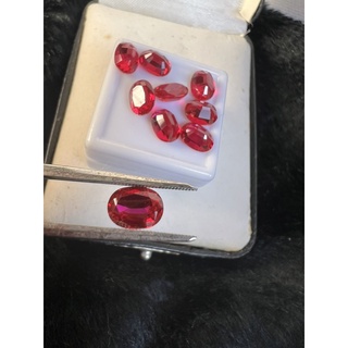 Lab created Ruby 10x8mm 1 pieces