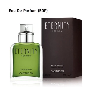 น้ำหอมแท้100 CK Eternity For Men Eau De Parfum 100 มล.