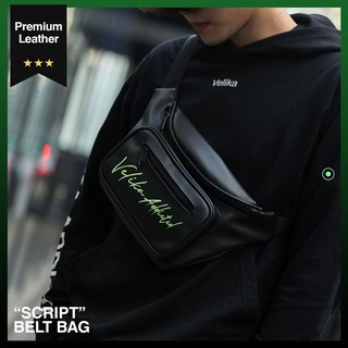  กระเป๋าคาดอก "Script" Belt Bag (Glow in the dark) | Velika