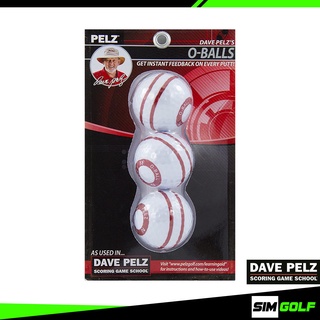 Pelz Golf (DP4016) O-Ball (3 Pack) | SIM GOLF