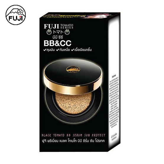 ฟูจิ แบลค โทเมโท บีบี ซีรั่ม ซัน โปรเทค 10 ก.[กล่อง 6 ซอง]FUJI BLACK TOMATO BB SERUM SUN PROTECT10G.