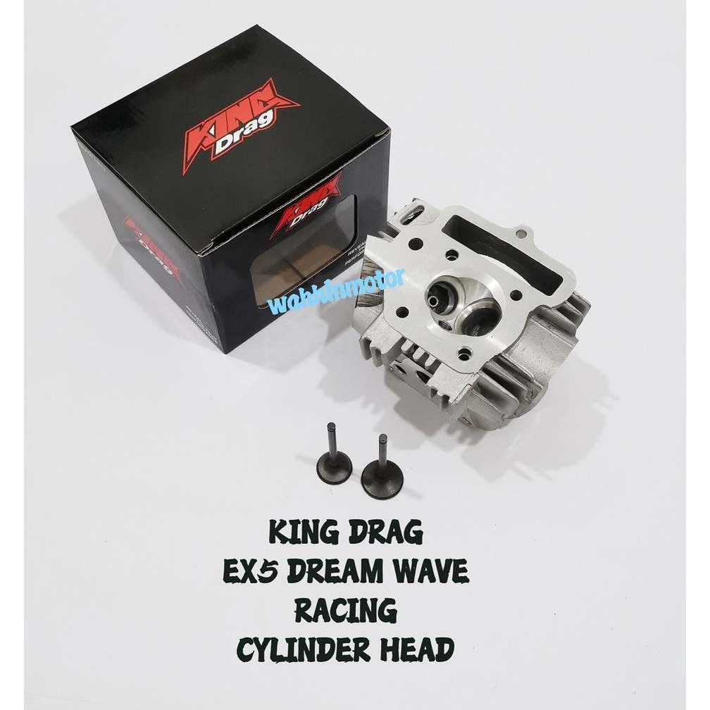 [ KING DRAG / ASD ] EX5 DREAM WAVE100 W100 WAVE RACING CYLINDER HEAD 23/27 24/28