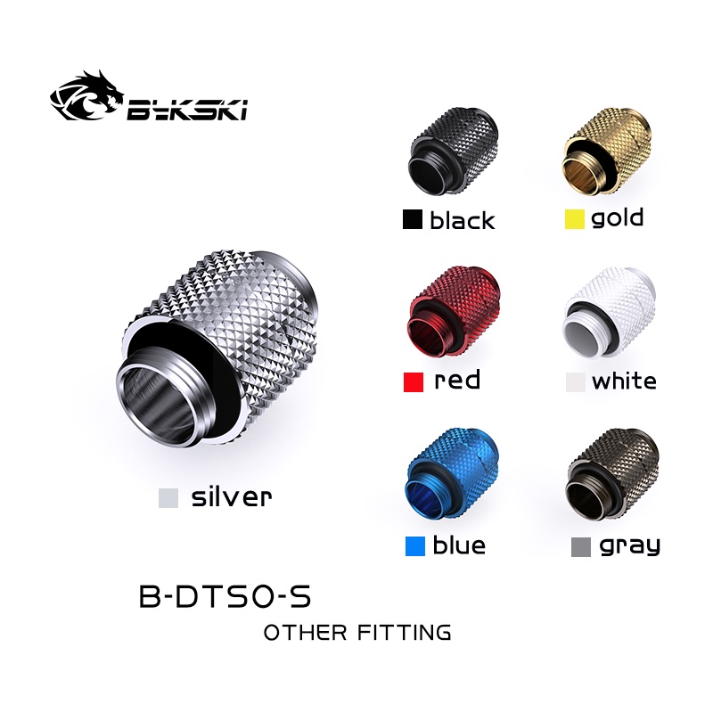 Bykski B-DTSO-S ตัวเชื่อมต่อโรตารี่ G1/4 นิ้ว ตัวผู้ เป็นตัวผู้ 360 องศา อุปกรณ์เสริมคอมพิวเตอร์