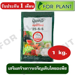 ปุ๋ยเกล็ด 25-5-5 ตรากระต่าย บรรจุ 1 กิโลกรัม/1 ถุง ( ปุ๋ยเกล็ด ฮอร์โมนพืช ) ตัวเดียวกับ ทุ่งเศรษฐี ( เจียไต๋ )