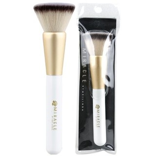 #No.02 (แปรงแต่งหน้าด้ามขาว) MD4117-02 Mei Linda - Miracle Flat Foundation Brush