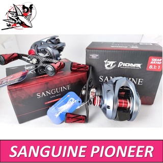 BPFSEP130 ลด130.- รอกตกปลา Pioneer  SANGUINE ลูกปืน 6+1 Gear Ratio : 8.1:1