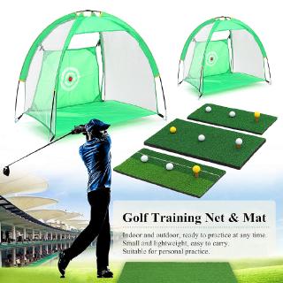 3M Foldable Golf Driving Cage Practice Hitting Net Indoor Outdoor Garden comyur ABQK