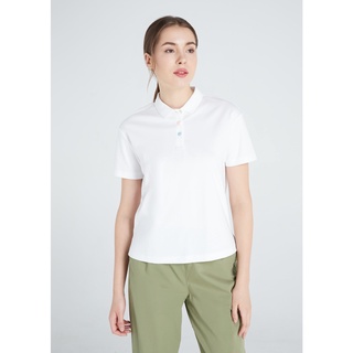 GIORDANO เสืื้อโปโลผู้หญิงทรงBoyfriend Women’s Luxury Touch Polo 05311202