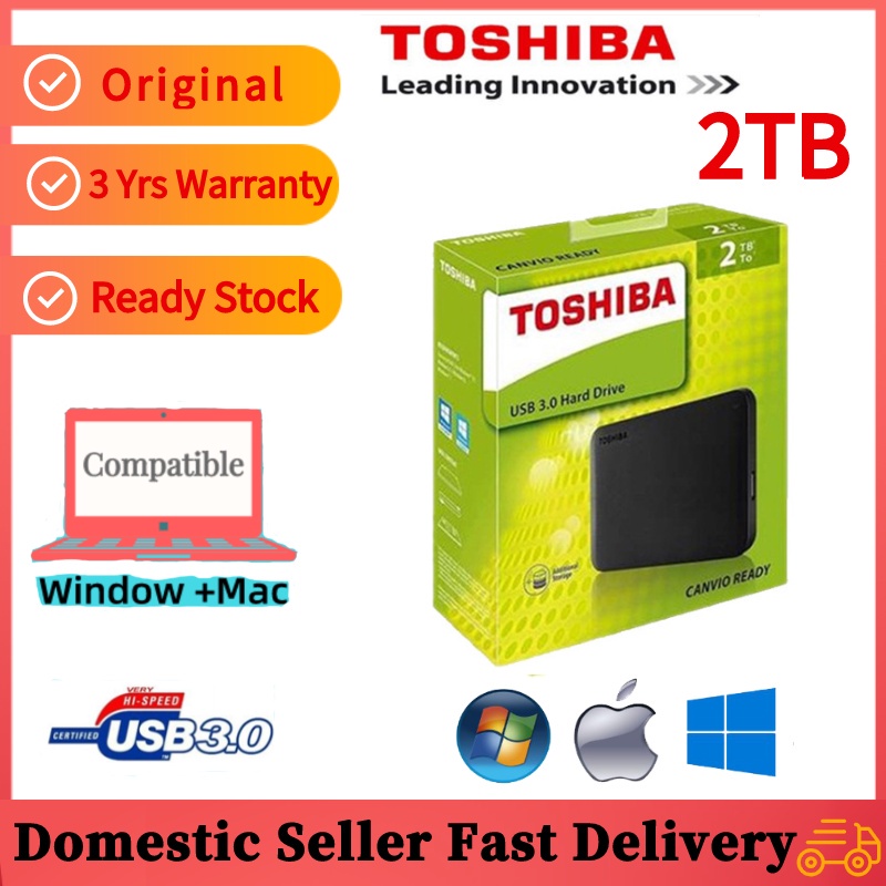 Toshiba External Hard Disk 500GB 1TB 2TB Canvio A3 HDD  2.5 " USB 3.0 Hard Disk External Hard Drive