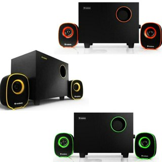 ลำโพง มีซับเสียงดี NUBWO NS-030 USB Speaker 2.1 Mean Machine ลำโพงคอม