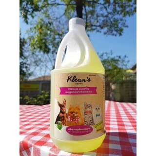 แชมพูสุนัขและแมว ขนาด 1,000ml  Kleans Herbal Premium Shampoo