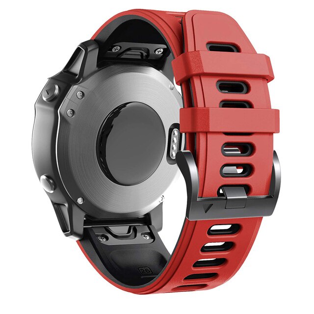 22 มม.สีซิลิโคนสายนาฬิกายาง Quick Fit สําหรับ Garmin Approach S62 S60 Instinct