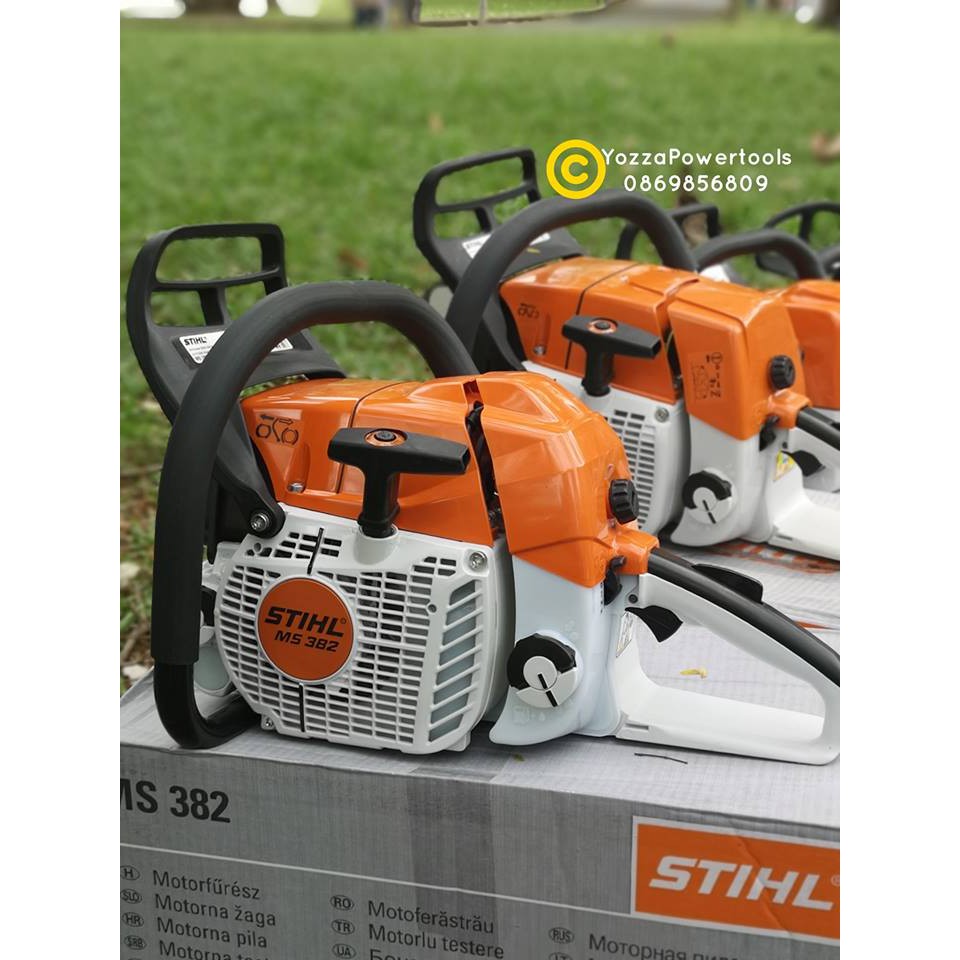 [ของแท้ 💯 %] เลื่อยยนต์สติล STIHL รุ่น MS382 กำลัง 5.3 แรงม้า แท้ 100% MADE IN BRAZIL บาร์25 นิ้ว
