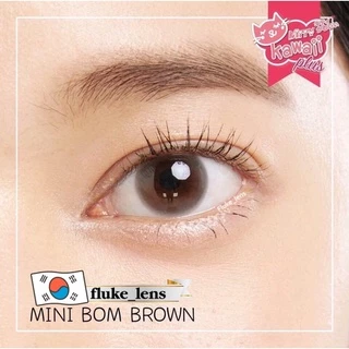 คอนแทคเลนส์ (มินิ) 💗 Mini bom brown,gray 💗 อมน้ำ55% ถนอมดวงตาป้องกันแสง Kittykawaii 🇰🇷 Made in Korea
