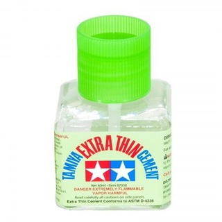 extra thin cement fast dry, Tamiya กาวฝาเขียวอ่อน ชนิดแห้งเร็ว