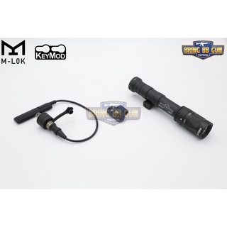 ไฟฉายติดปืน ยี่ห้อ Surefire รุ่น M640W (ขาปรับองศาได้) (มีโหมดไฟกระพริบ)