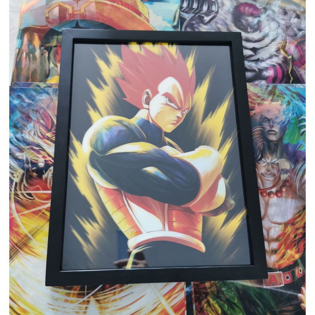 new]3D Lenticular Printing Dragon Ball Z Anime Poster DBZ Poster 3D  Stickers Dragon Ball Super Wall Posters Anime 3d Pr | Shopee Thailand