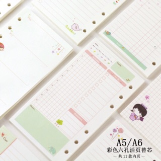 กระดาษรีฟิล (15แผ่น) Refill Planner A5 A6