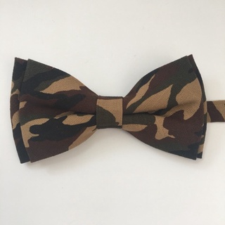 (พร้อมส่ง) Bowtie ลายทหาร ลายพราง โบว์ไทด์ของผู้ใหญ่