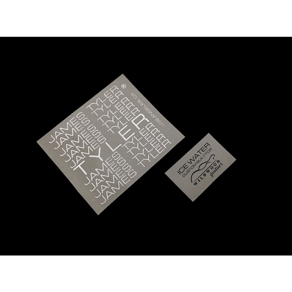 โลโก้หัวกีต้าร์ James Tyler Studio Elite Ice Water [Silver Metallic]