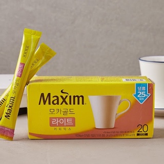 Maxim mocha gold light coffee แมกซิม มอคค่าโกล์ดไลท์ 236g.