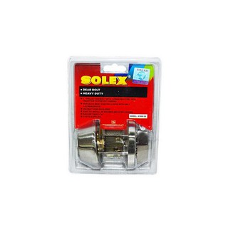 DEADBOLT 1 ด้าน SOLEX E5900-STAINLESS STEEL | SOLEX | E5900-SS กลอน Deadbolt อุปกรณ์ประตู ประตูและหน้าต่าง DEADBOLT 1 ด้