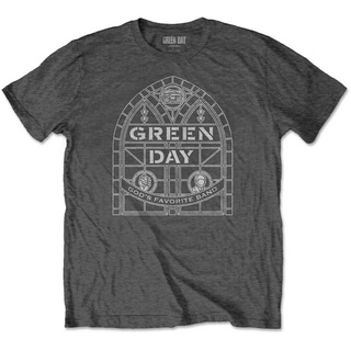 เสื้อยืด ลาย Green Day Arch สีเทา