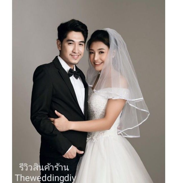 เวลขอบเล็ก (ขายดีมาก) มีหวี 2 ชั้น ยาว 80 CM พร้อมส่ง สินค้าจริงสวยมาก