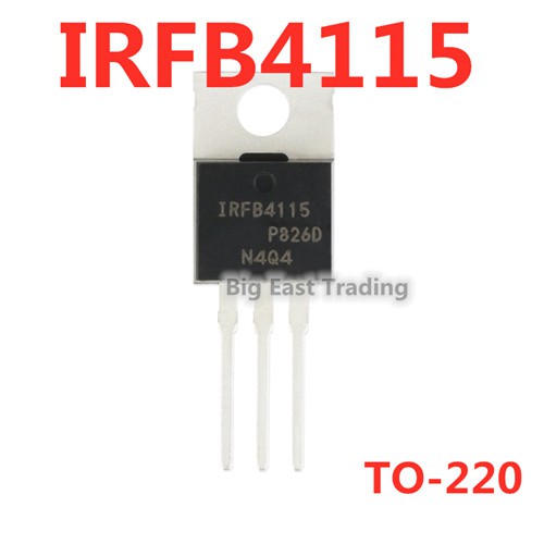 มอสเฟต IRFB4115 IRFB4115PBF TO-220 รับประกันคุณภาพ 5 ชิ้น 10 ชิ้น