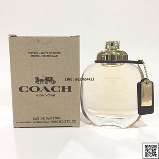 น้ำหอมแท้ COACH NEW YORK FOR WOMEN EAU DE PARFUM SPRAY 90 ML TESTER BOX ของใหม่ กล่องเทสเตอร์ ไม่เคยถูกฉีด ไม่มีฝา