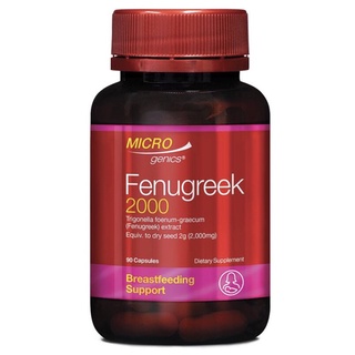 Microgenics Fenugreek 2000 90 Capsules