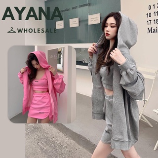 ชุดเข้าเซ็ตผูหญิงงานน่ารักใส่สบาย ใส่ถ่ายรูปสวยๆ งาน 3 ชิ้น เสื้อ+กระโปรง+เสื้อคลุม ได้ทั้ง 3 ชิ้น พร้อมส่ง