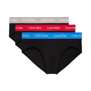 Calvin Klein กางเกงชั้นในผู้ชาย ทรง Briefs (แพ็ค 3 ชิ้น) รุ่น U2661 1WA - คละสี