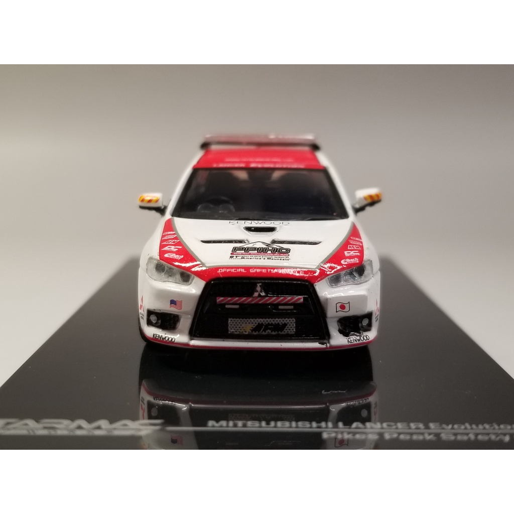 Modellino 1/64 Tarmac Mitsubishi Lancer Evolution X JRC / Advan T64-004-ADV, Edizione Limitata