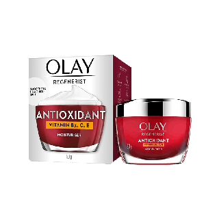 Olay Antioxidant โอเลย์ แอนตี้ออกซิแดนท์ มอยเจอร์ไรเซอร์ Vitamin B3, C, E ครีมทาหน้า 50G