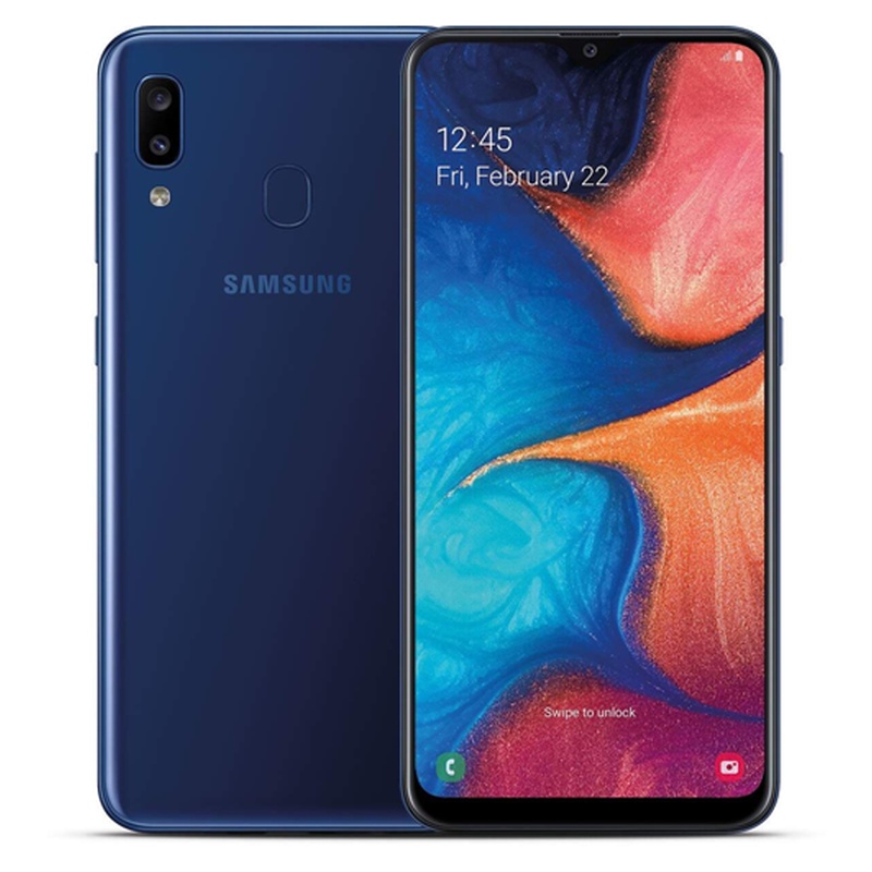 ของแท้ 100 %Samsung Galaxy A20 A205F โทรศัพท์มือถือปลดล็อก Octa Core 13MP กล้อง6.4 ''ลายนิ้วมือ NFC 3GB RAM 32GB ROM Dua #8