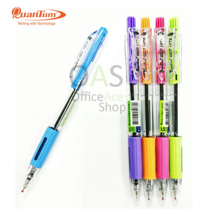 QUANTUM Ballpoint Pen ปากกาลูกลื่น หมึกสีน้ำเงิน 0.7mm #007 HITZ ek5D ...
