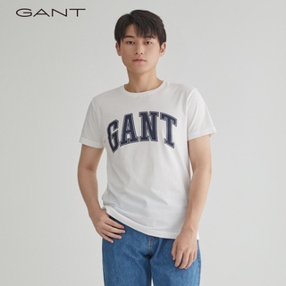 Gant เสื้อยืดลําลอง คอกลม แขนสั้น ระบายอากาศ แฟชั่นฤดูร้อน สําหรับผู้ชาย และผู้หญิง | 2003111S-5XL