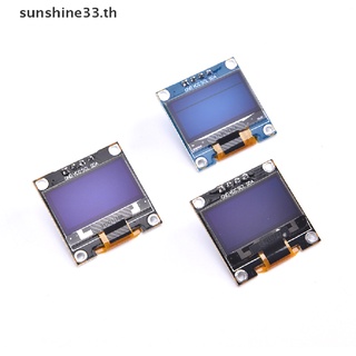 Thsun โมดูลจอแสดงผล OLED I2C 128X64 0.96 นิ้ว ปรับได้ สีขาว สําหรับ Arduino Raspberry Pi