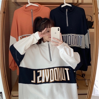 Women Korean Printed Oversize Sweater