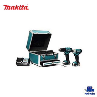 MAKITA COMBO KIT สว่านกระแทกไร้สาย12V+ไขควงกระแทกไร้สาย12V+BOX 12V MAX