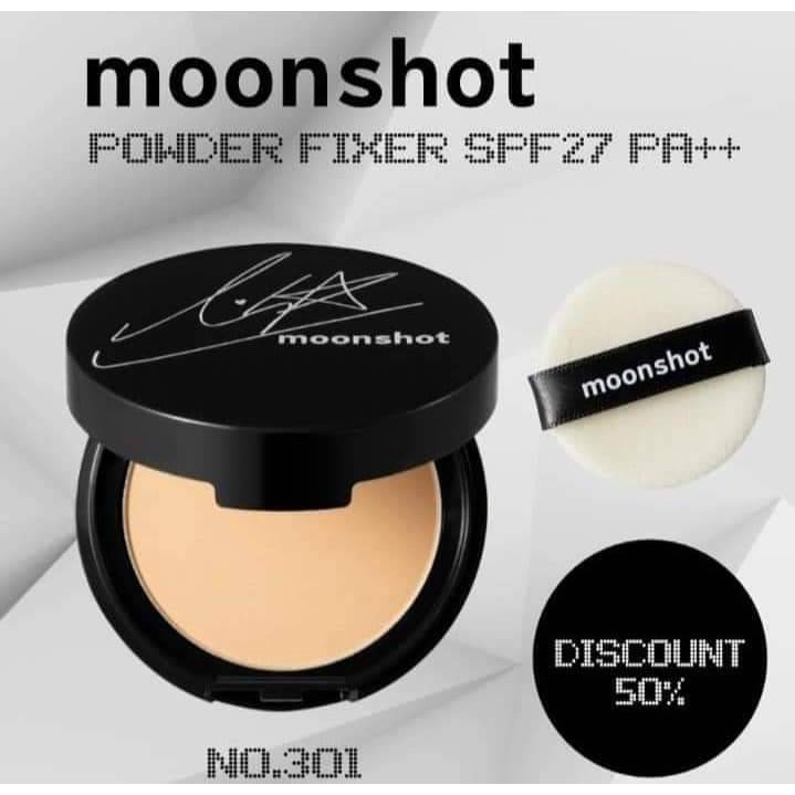MoonShot x LISA’s pick แป้งตลับ เบอร์ 301 power fixer special edition spf27 pa+++ขนาด 5g