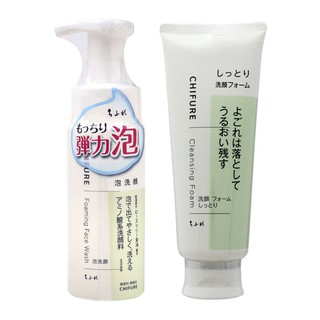 CHIFURE FOAMING FACE WASH S / CLEANSING FOAM ชิฟุเระ คลีนซิง โฟม โฟมล้างหน้า 2 แบบ