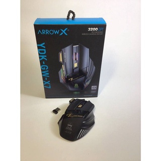 เมาส์เกมส์มิ่ง ArrowX รุ่นGW-X7 Wireless Gaming Mouse