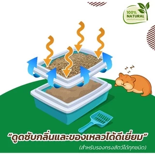 Hamu ♥️ ซังข้าวโพดเม็ดจิ๋ว,เม็ดเล็ก Corncob ขนาด 500g- 2.5kg ซึมซับดีเยี่ยม แฮมสเตอร์ กระต่าย หนู เต่า กิ้งก่า กบ งู