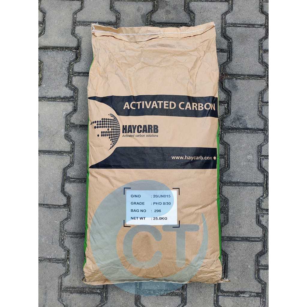 [ส่งฟรี] สารกรองคาร์บอนกะลามะพร้าว (HAYCARB COCONUT SHELL ID1050) จัดการปัญหากลิ่น สี สารเคมีในน้ำ